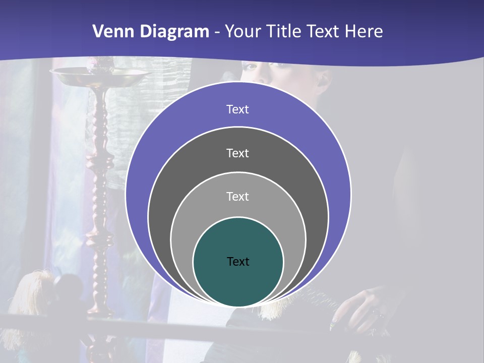 Hookah Women Beauty PowerPoint Template
