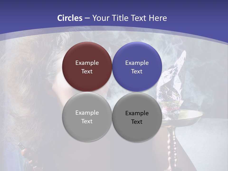 Elegance Model Lips PowerPoint Template