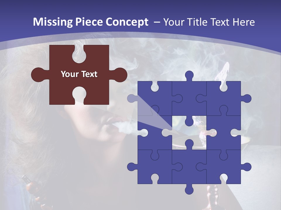 Elegance Model Lips PowerPoint Template