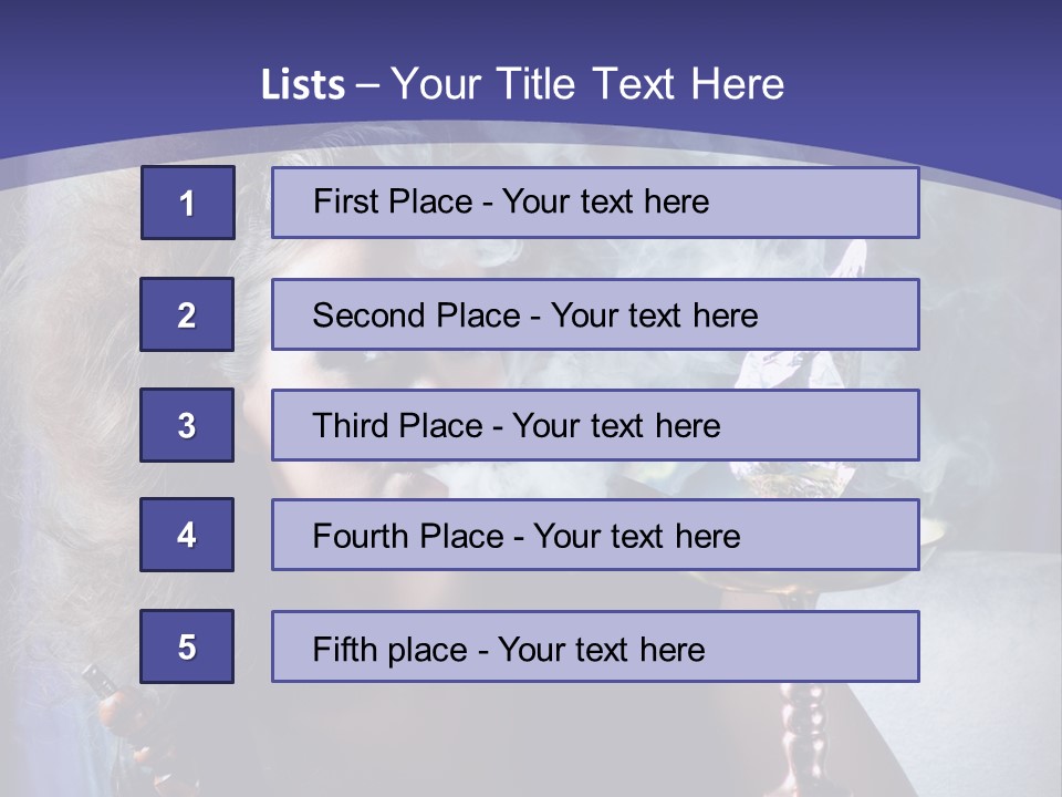 Elegance Model Lips PowerPoint Template