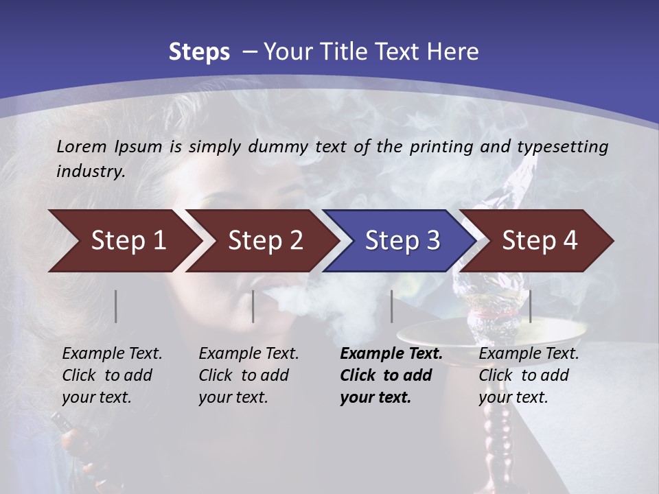 Elegance Model Lips PowerPoint Template