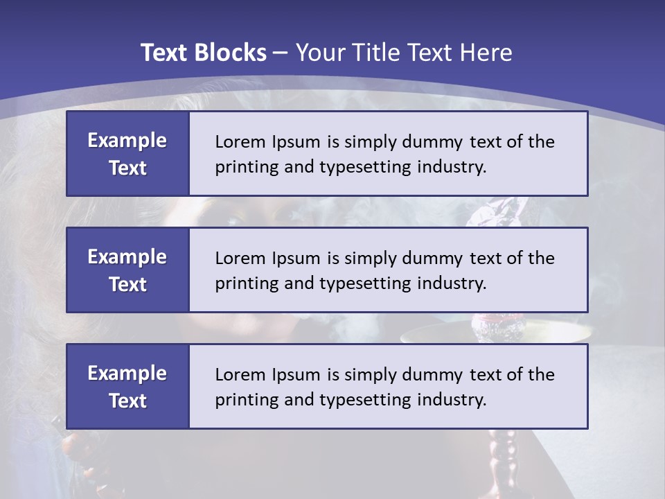 Elegance Model Lips PowerPoint Template