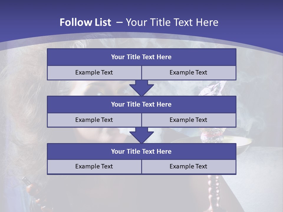 Elegance Model Lips PowerPoint Template