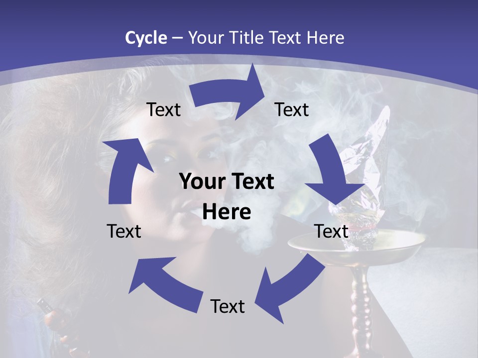 Elegance Model Lips PowerPoint Template