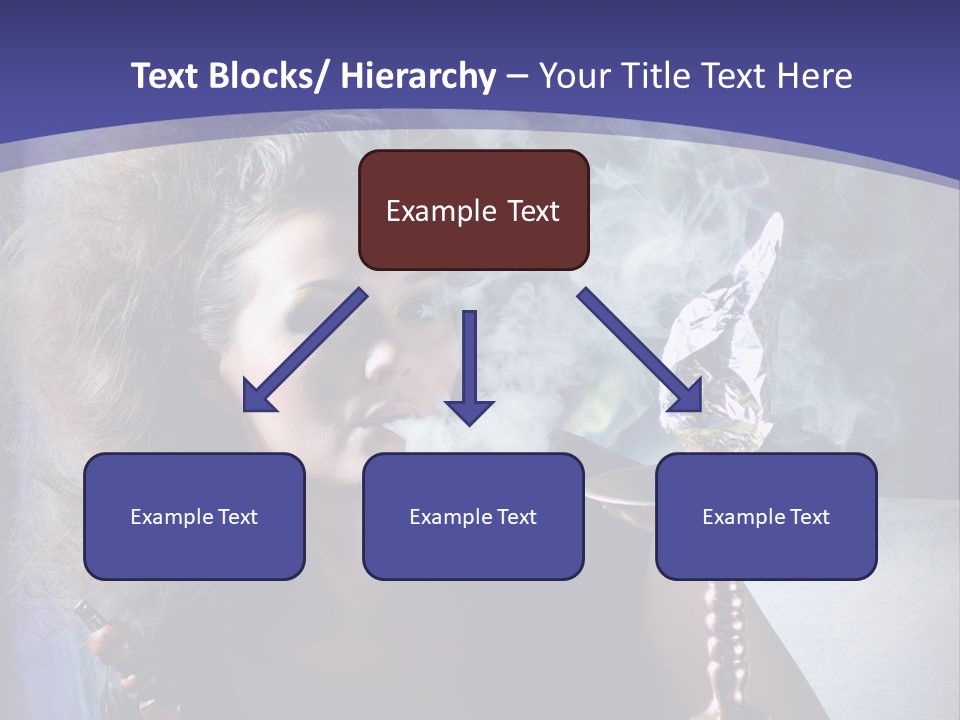 Elegance Model Lips PowerPoint Template
