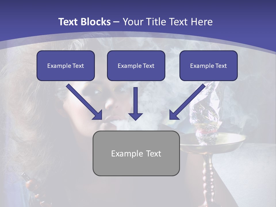 Elegance Model Lips PowerPoint Template
