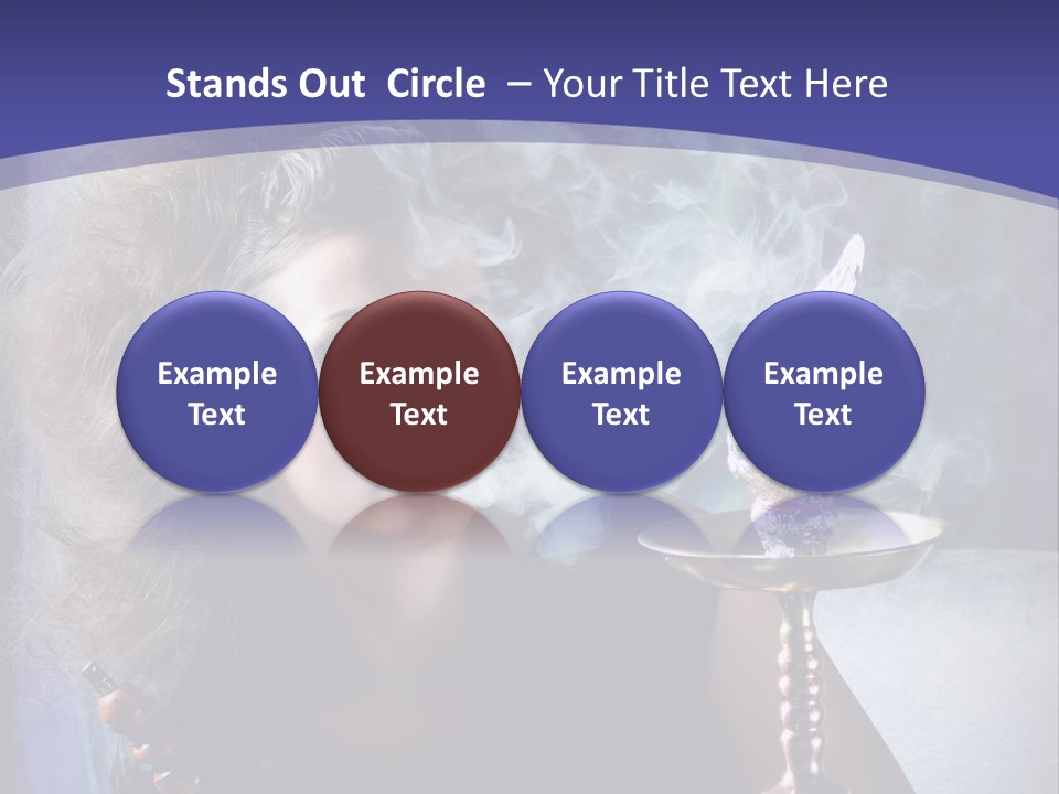 Elegance Model Lips PowerPoint Template