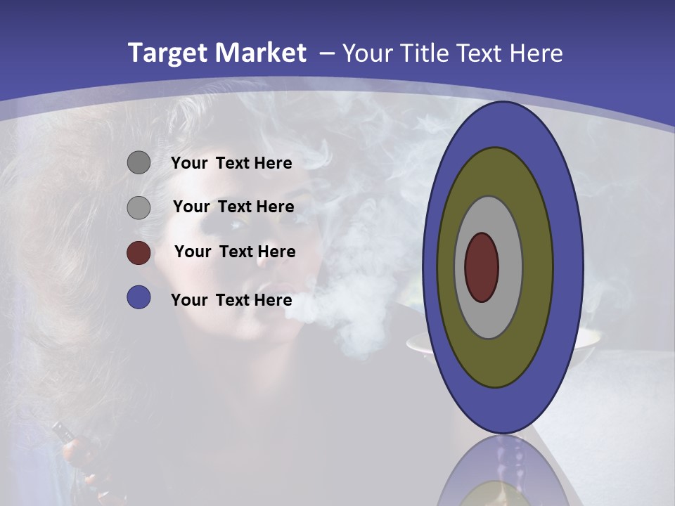 Elegance Model Lips PowerPoint Template