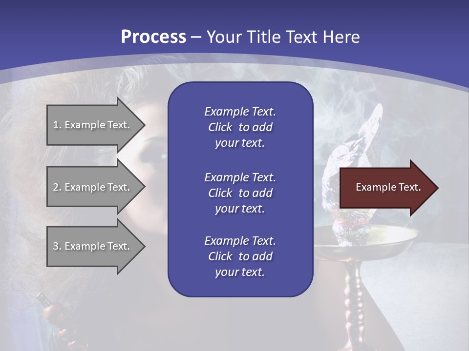 Elegance Model Lips PowerPoint Template