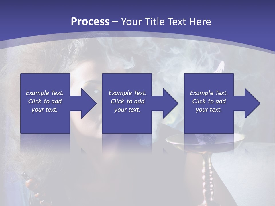Elegance Model Lips PowerPoint Template