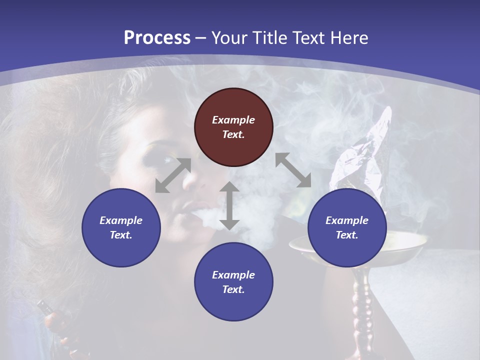 Elegance Model Lips PowerPoint Template