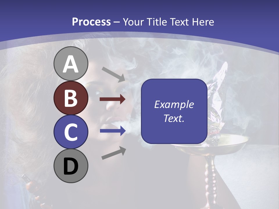 Elegance Model Lips PowerPoint Template