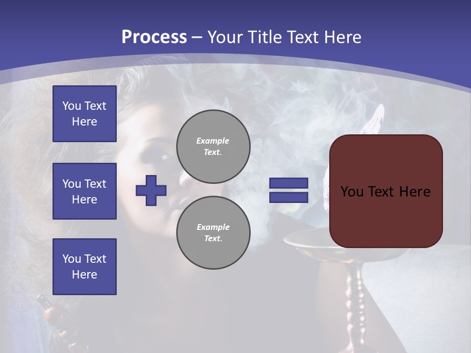 Elegance Model Lips PowerPoint Template