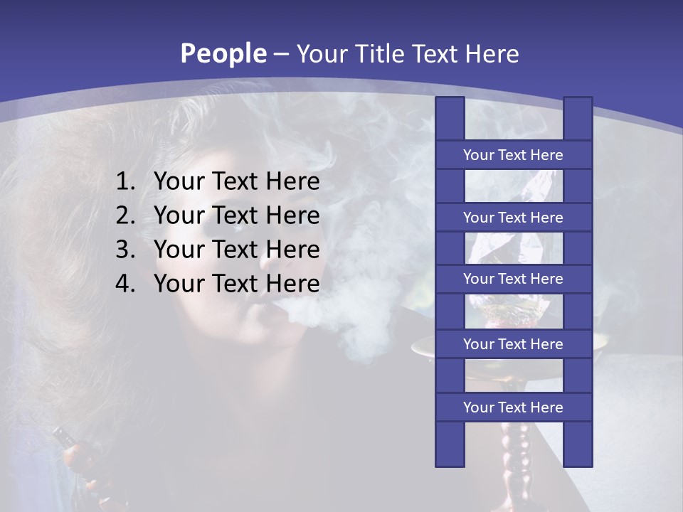 Elegance Model Lips PowerPoint Template