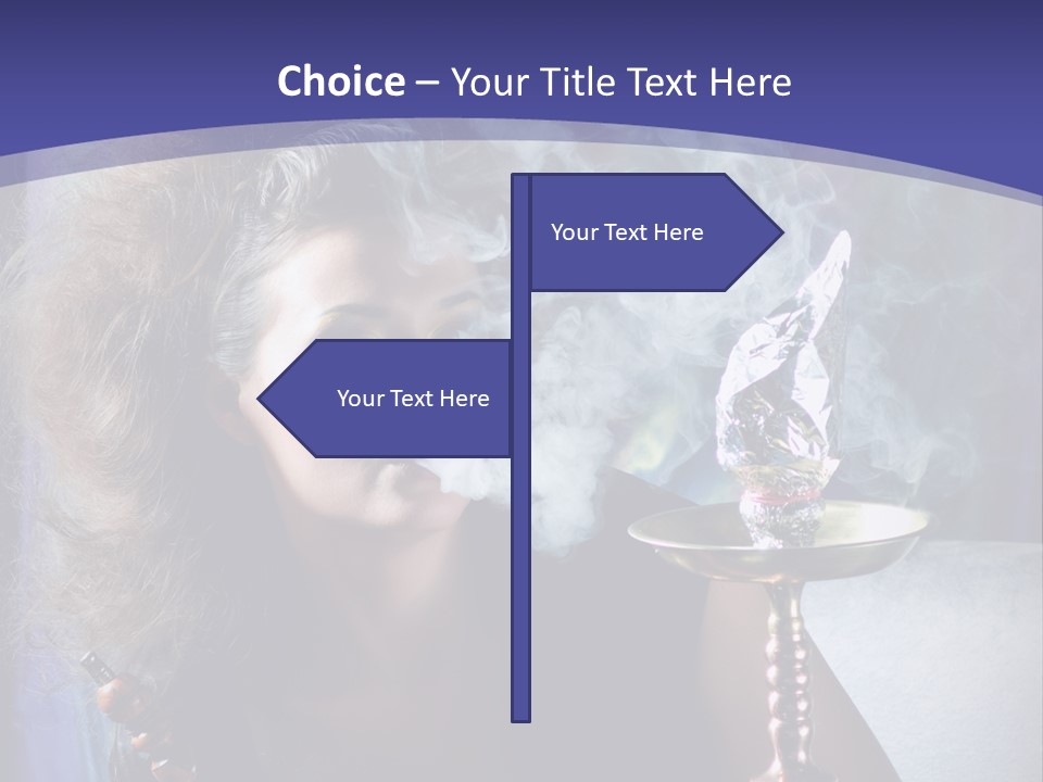 Elegance Model Lips PowerPoint Template