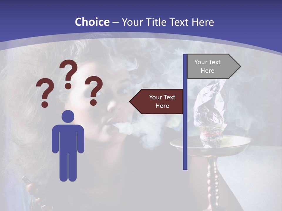 Elegance Model Lips PowerPoint Template