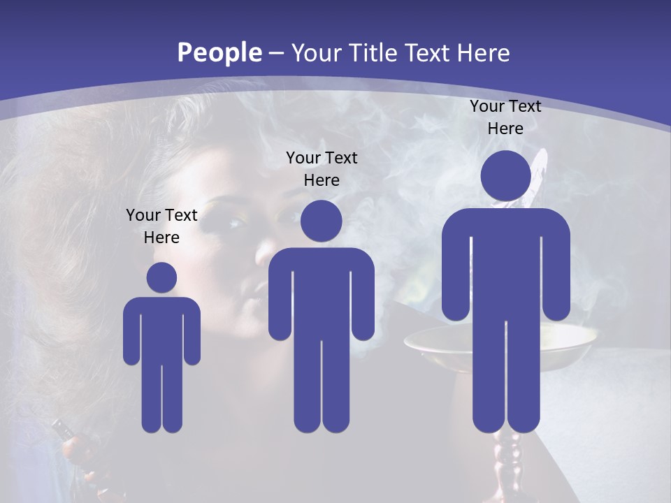 Elegance Model Lips PowerPoint Template