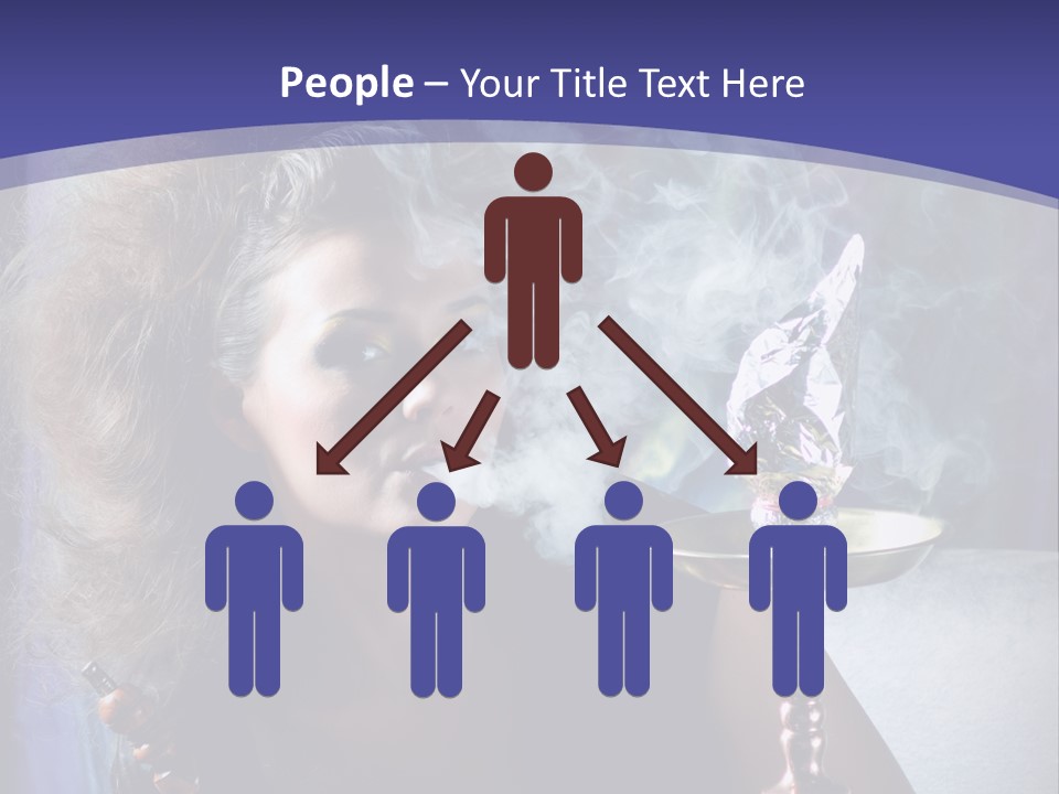 Elegance Model Lips PowerPoint Template