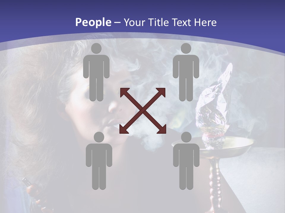 Elegance Model Lips PowerPoint Template