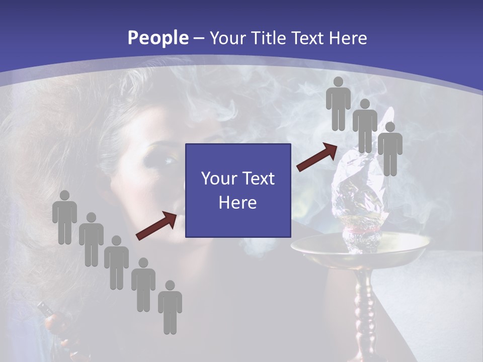 Elegance Model Lips PowerPoint Template