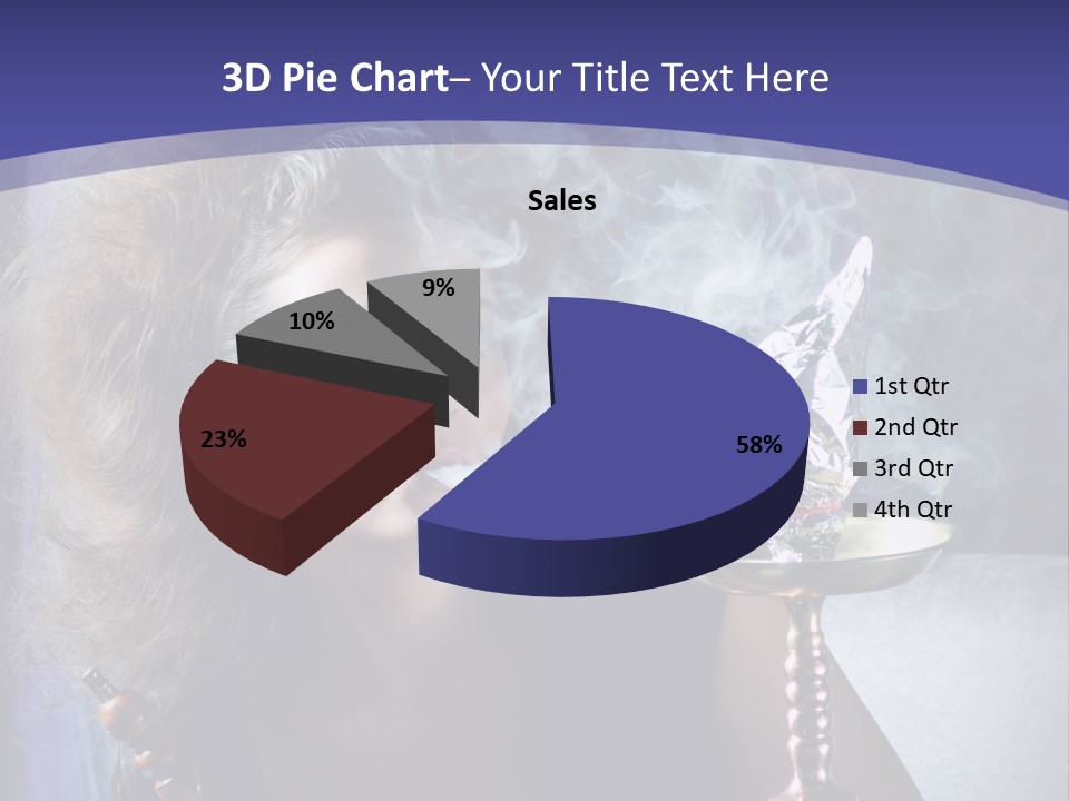 Elegance Model Lips PowerPoint Template
