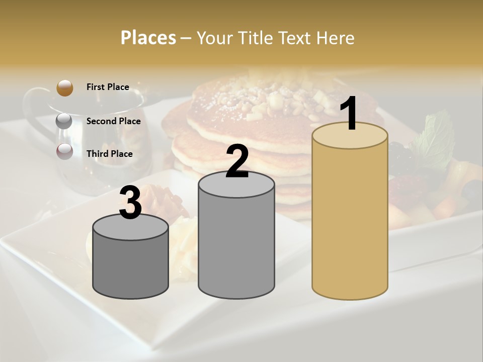 Crepe Cafe Goods PowerPoint Template