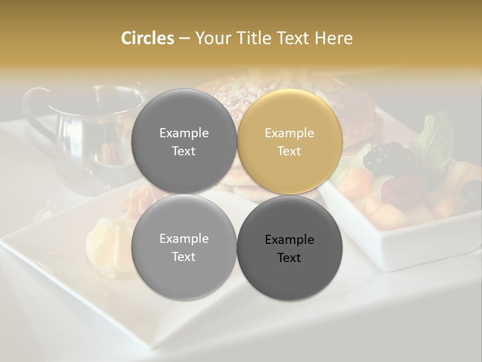 Crepe Cafe Goods PowerPoint Template