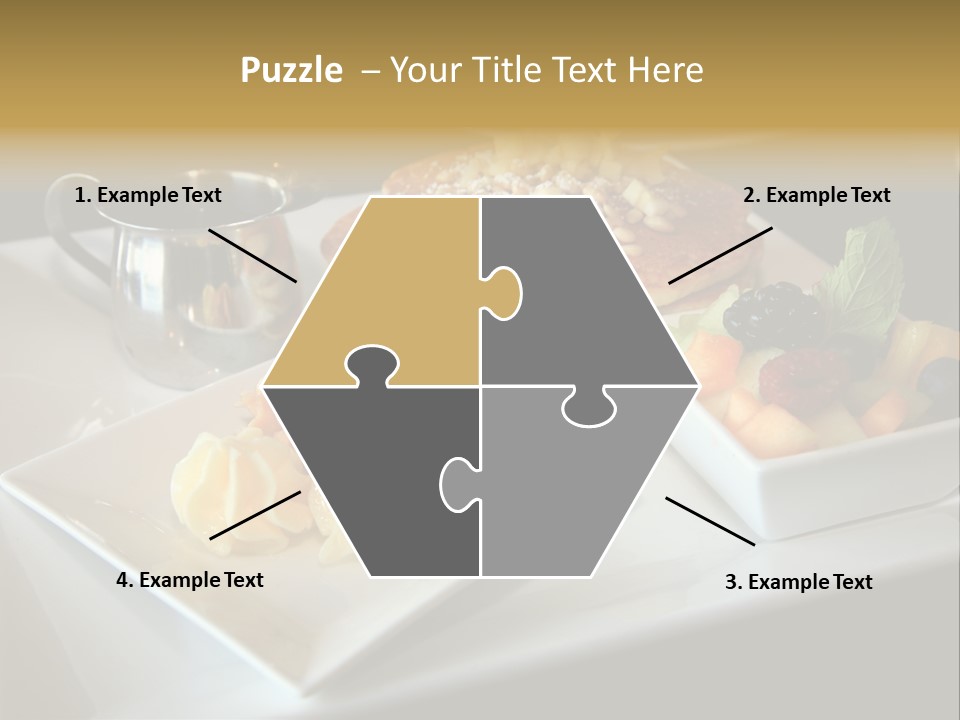 Crepe Cafe Goods PowerPoint Template