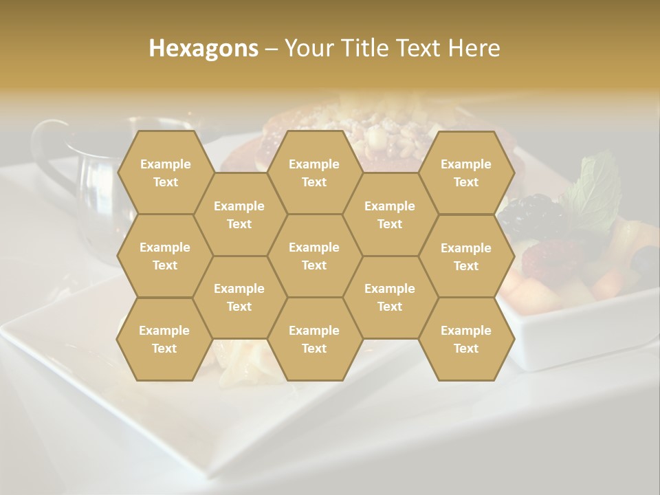 Crepe Cafe Goods PowerPoint Template