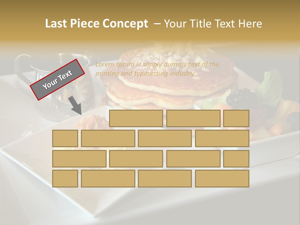 Crepe Cafe Goods PowerPoint Template