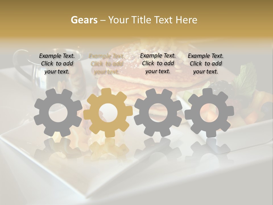 Crepe Cafe Goods PowerPoint Template