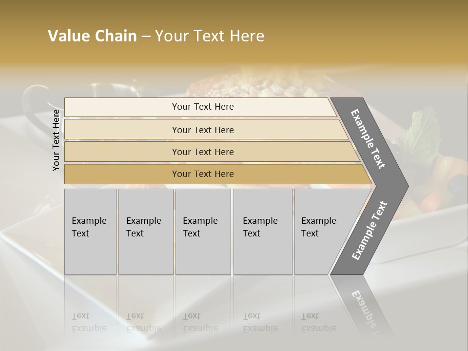 Crepe Cafe Goods PowerPoint Template