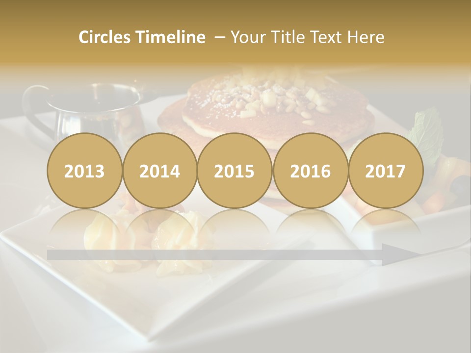 Crepe Cafe Goods PowerPoint Template