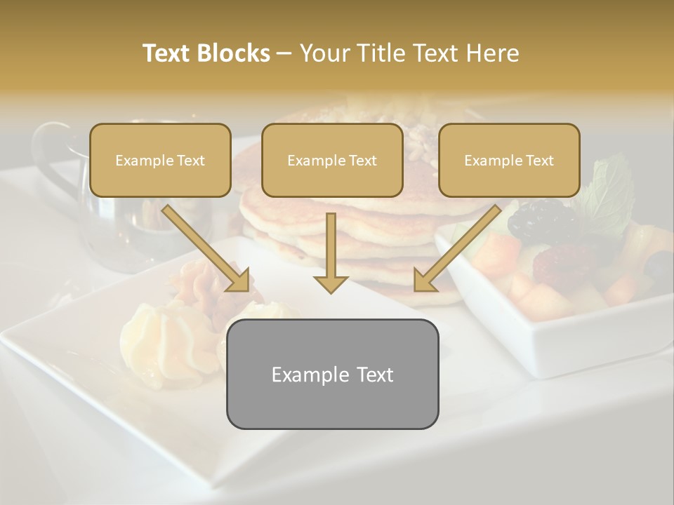 Crepe Cafe Goods PowerPoint Template
