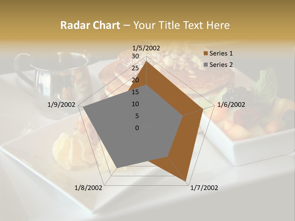 Crepe Cafe Goods PowerPoint Template
