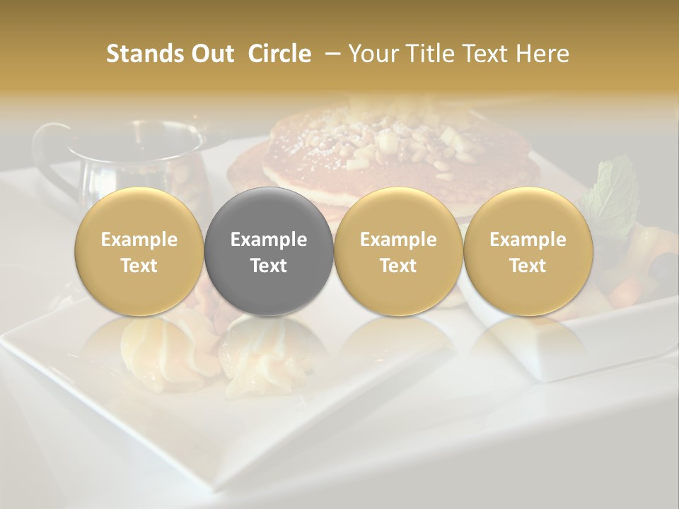 Crepe Cafe Goods PowerPoint Template