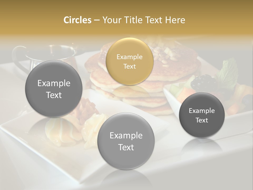 Crepe Cafe Goods PowerPoint Template