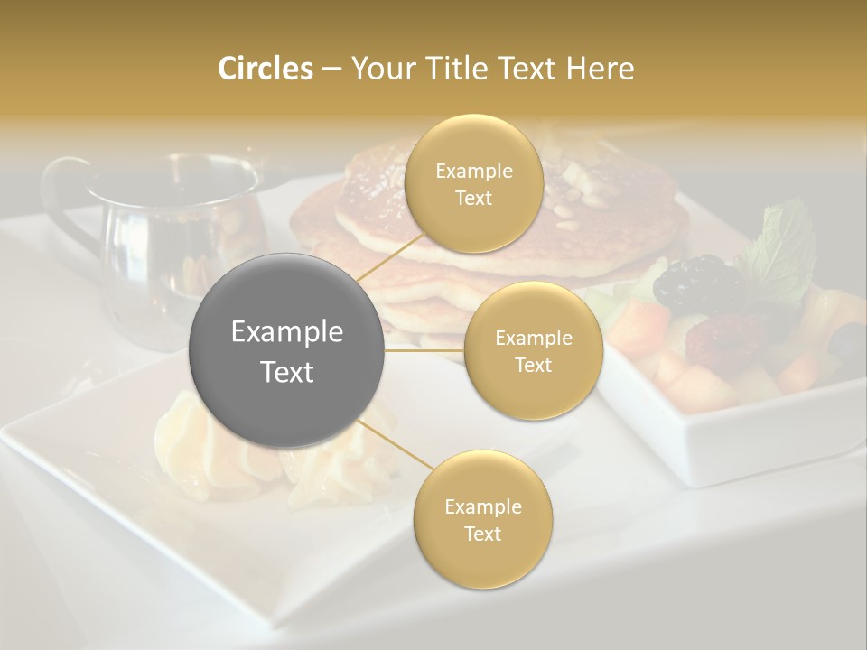 Crepe Cafe Goods PowerPoint Template