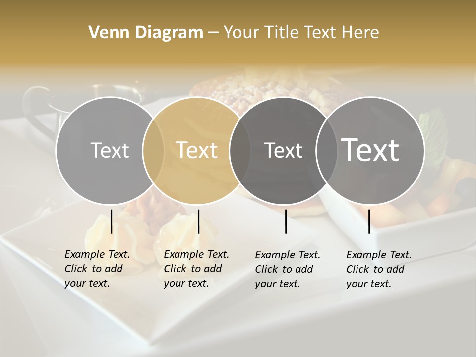 Crepe Cafe Goods PowerPoint Template