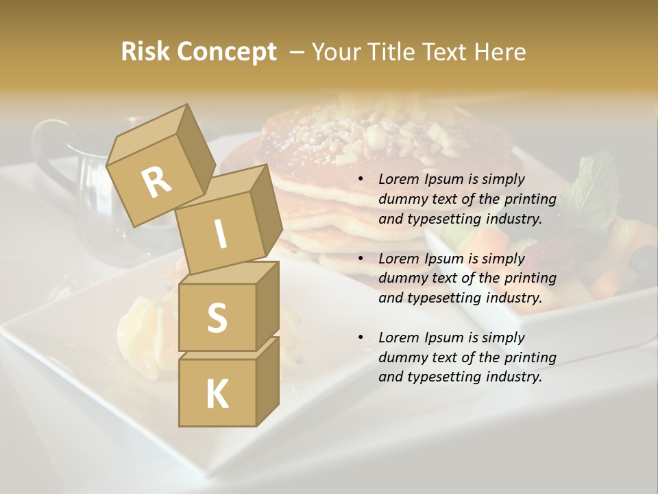 Crepe Cafe Goods PowerPoint Template