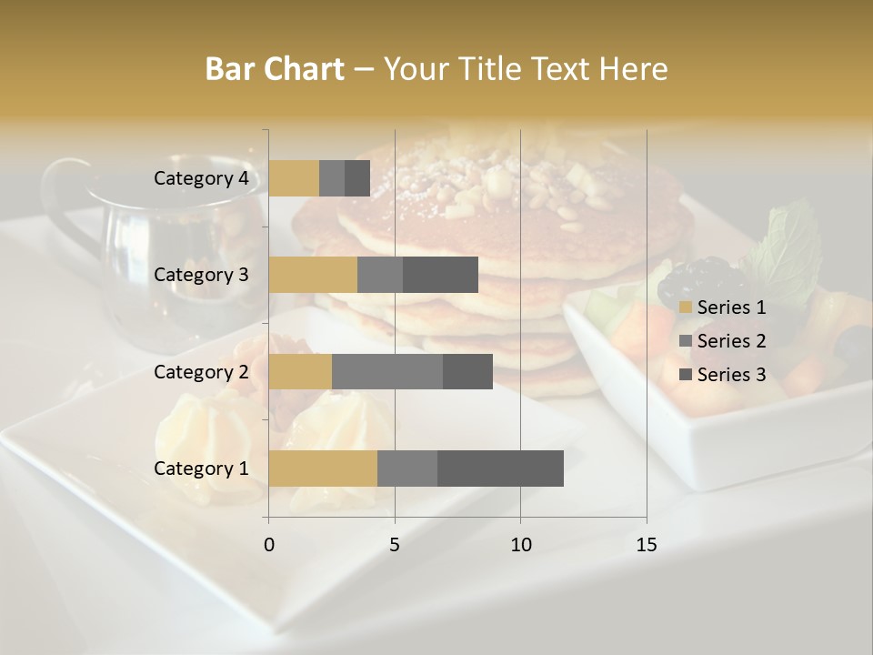 Crepe Cafe Goods PowerPoint Template