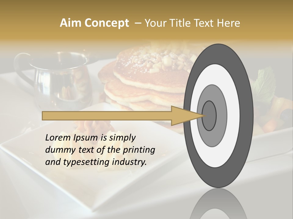 Crepe Cafe Goods PowerPoint Template