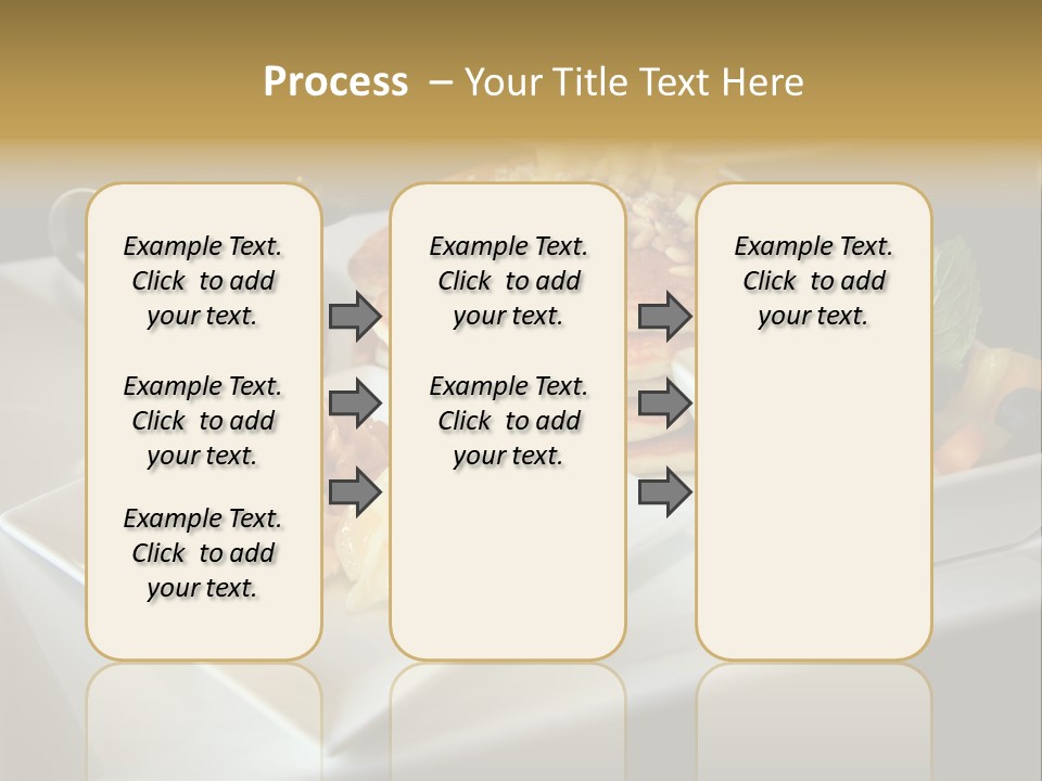 Crepe Cafe Goods PowerPoint Template