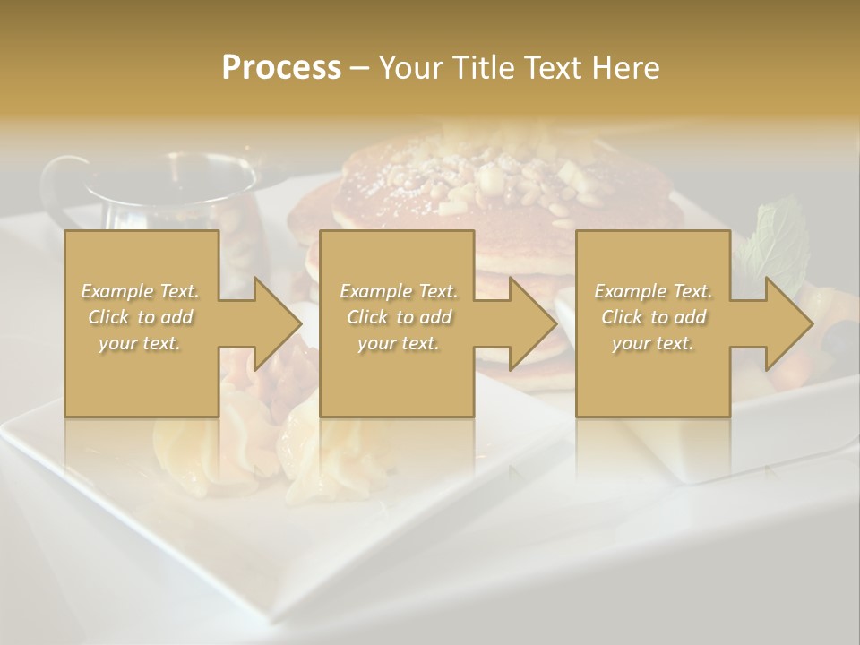 Crepe Cafe Goods PowerPoint Template