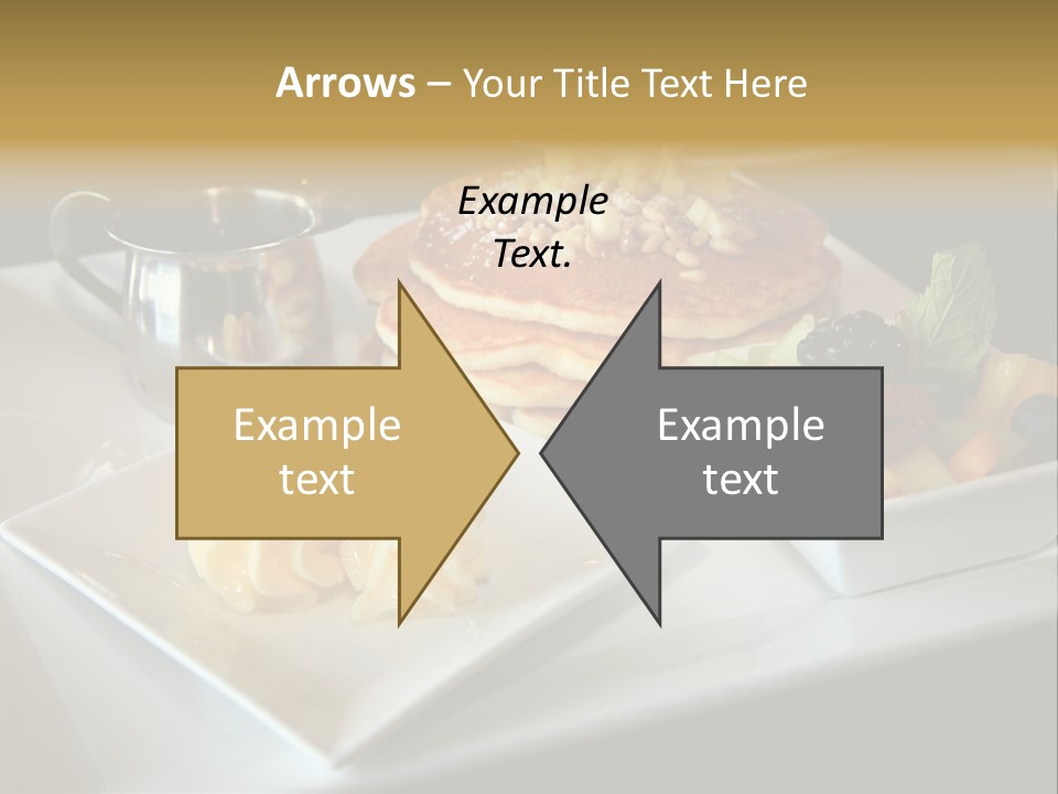 Crepe Cafe Goods PowerPoint Template