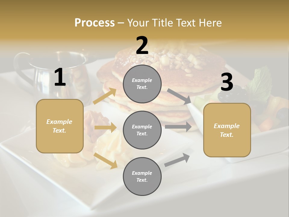 Crepe Cafe Goods PowerPoint Template