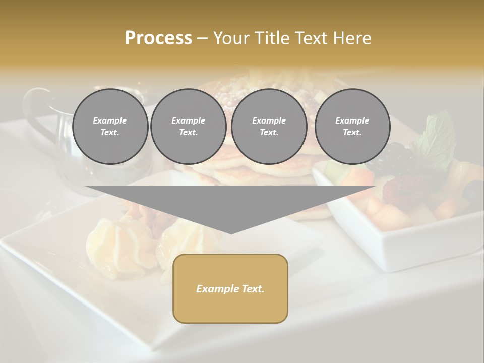 Crepe Cafe Goods PowerPoint Template