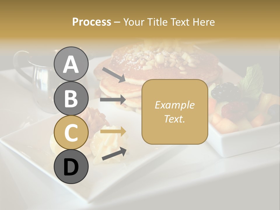 Crepe Cafe Goods PowerPoint Template