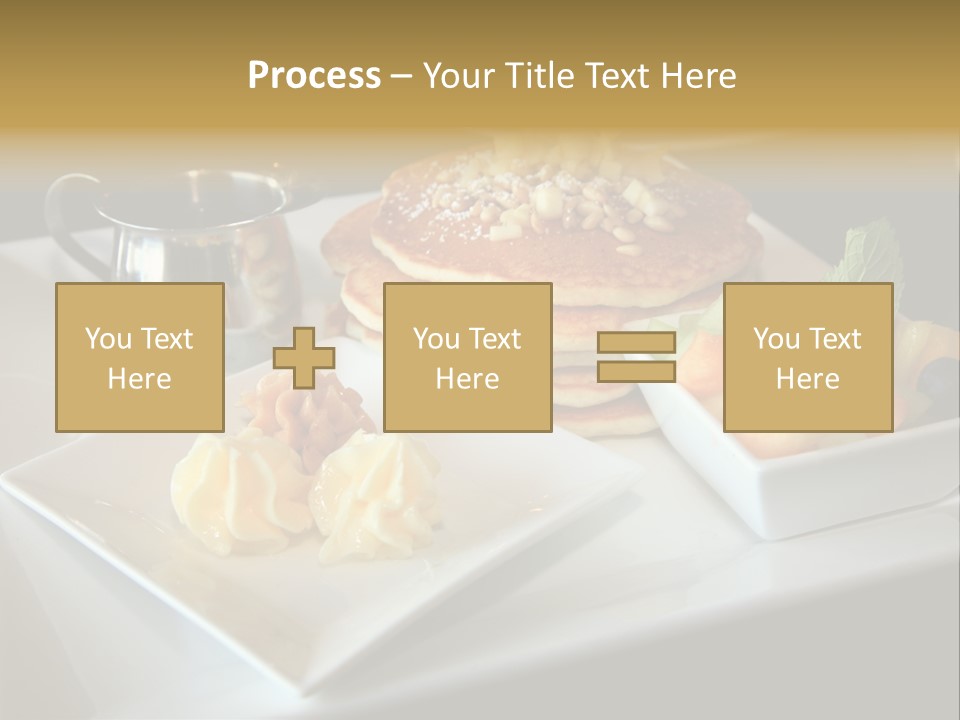 Crepe Cafe Goods PowerPoint Template