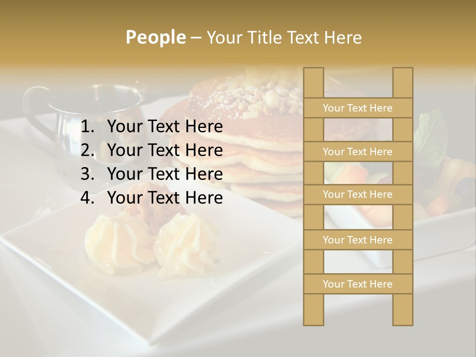 Crepe Cafe Goods PowerPoint Template